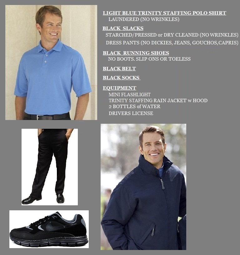 Valet Uniform | Trinity Event StaffingTrinity Event Staffing